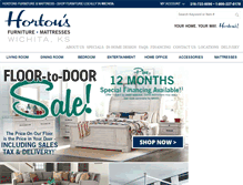 Tablet Screenshot of hortonsfurniture.com